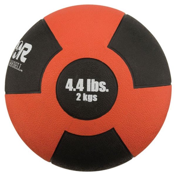 Sport Supply Group 2kg Red Reactor Rubber Medicine Ball with Durable 1266290